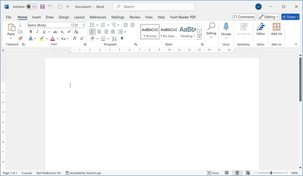 Giới thiệu về giao diện Word