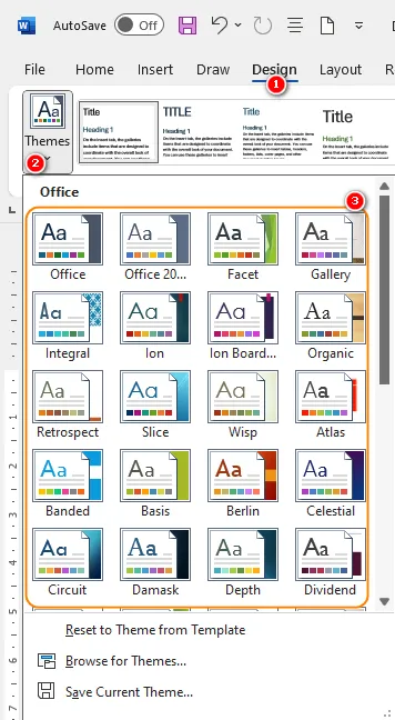 Sử dụng và Tùy chỉnh Theme trong Word